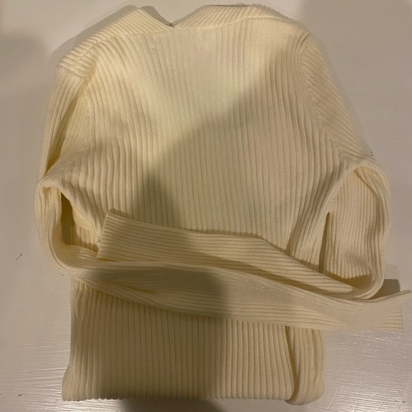 Creame ribbed long sleeve tank - Picture 3 of 4